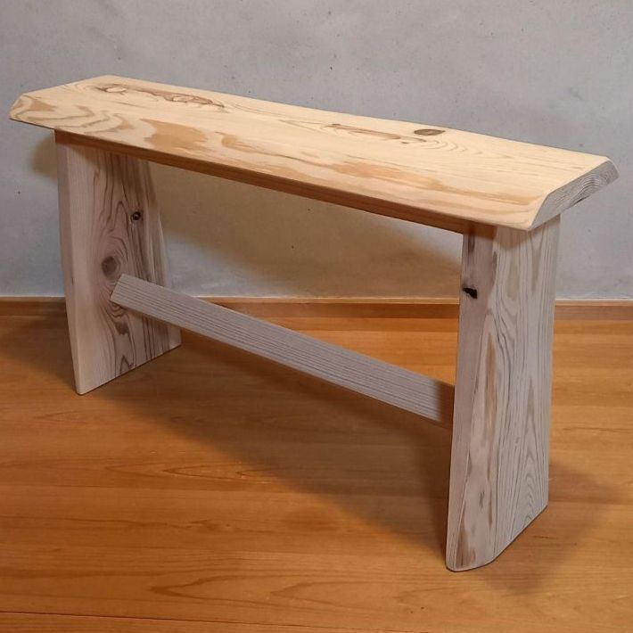節あり無垢材スツール｜ベンチ 椅子