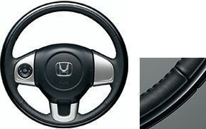 HONDA ホンダ 純正 NBOX N-BOX エヌボックス ステアリングホイール 本革×ピアノブラックコンビ 2014.10～次モデル