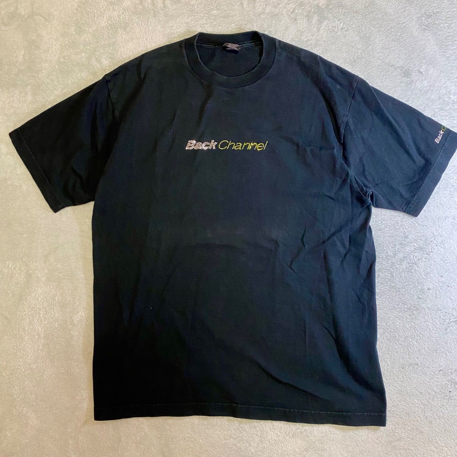 新品 BACKCHANNEL 23AW カットソー ロンT 黒XL バックチャンネル ストレッチ ライトロングスリーブ T | BACK