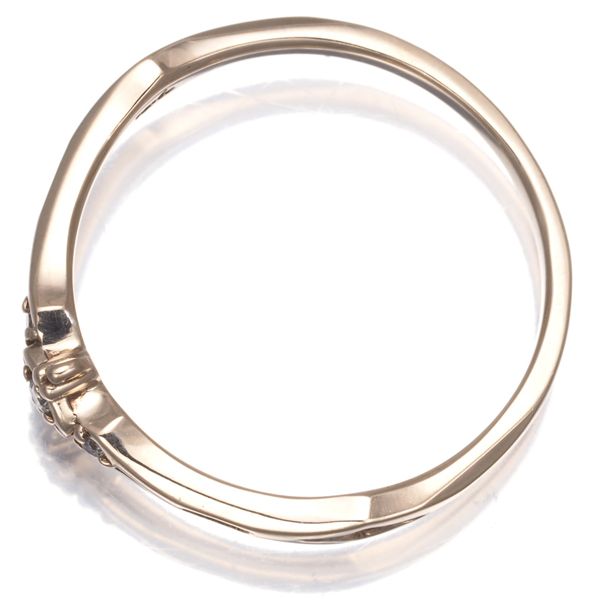 アガット リング ダイヤ ダイヤモンド 0.034ct 11号 K10PG #178788