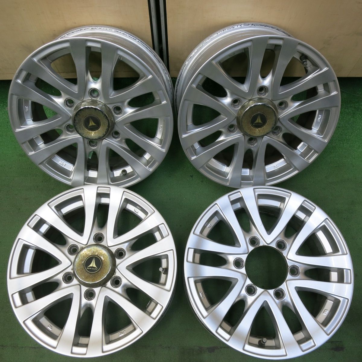 4本価格 MUD CLIFF マッド クリフ 15インチ 15×6JJ PCD139.7|6H 5052106SYホ