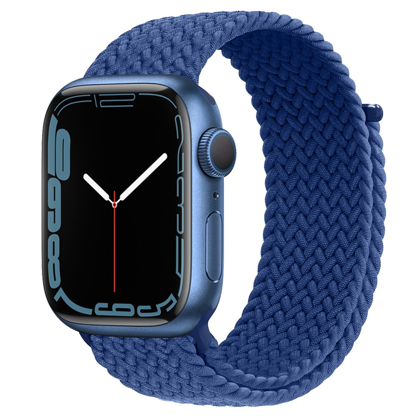 最短当日発送 アップルウォッチ Apple Watch ブルー 交換 バンド 編み 