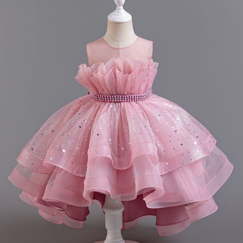 子供 ドレス 子供ドレス ピアノ発表会ドレス 袖なし 発表会 ピアノ 女の子 発表会ロングドレス 入学式 七五三 演奏会 子ども服 パーティードレス フォーマル キッズ ジュニア 高級感 きれいめ d