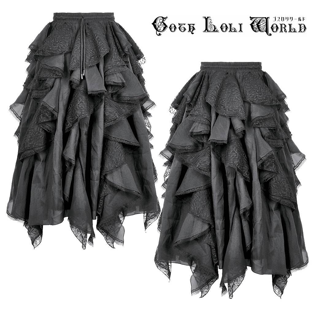 marble コルセット風巻きスカート ゴシック ゴスロリ 地雷系 ロリータ