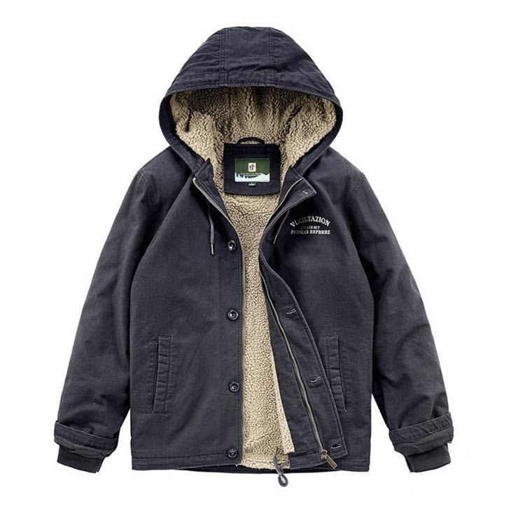 N-1 デッキジャケット メンズ アウター フード付き 裏ボア ミリタリー