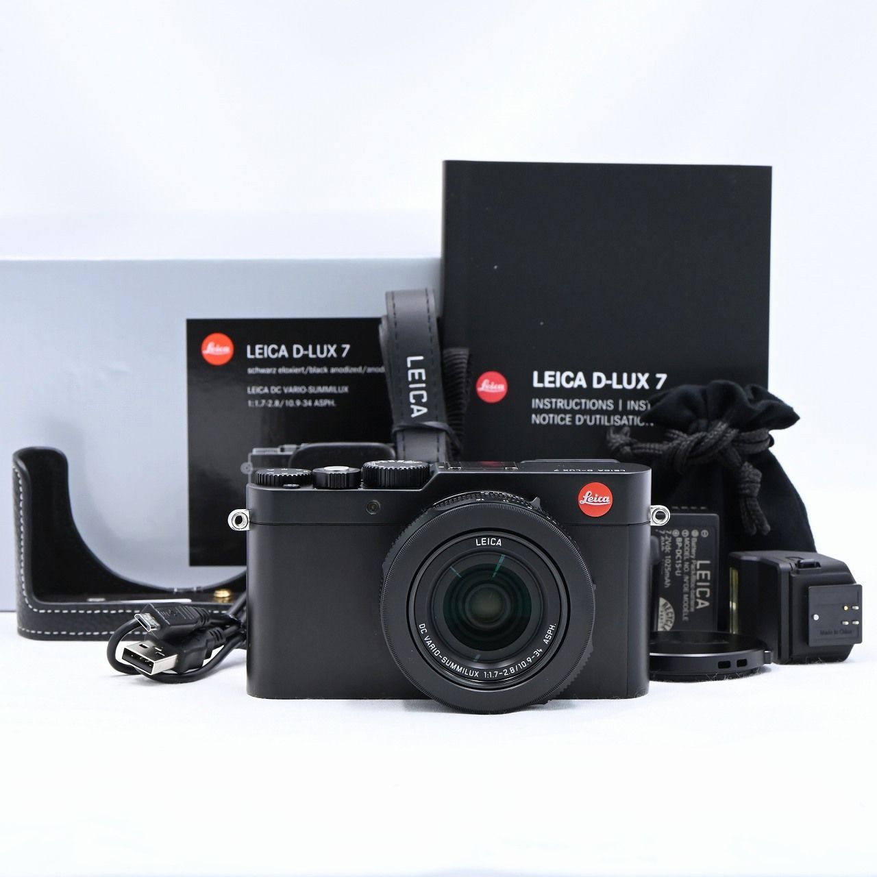 ライカ Leica D-LUX7 ブラック コンパクトデジタルカメラ【中古 