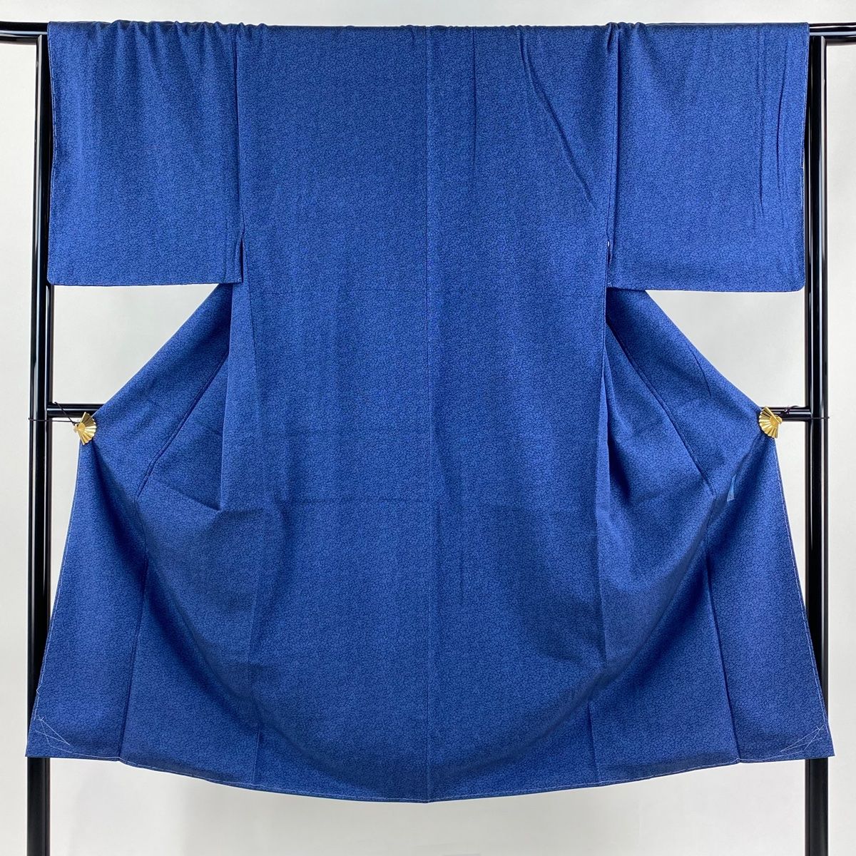 色留袖 身丈159cm 裄丈66cm M 袷 人間国宝 中村勇二郎 落款 菊 菱格子  