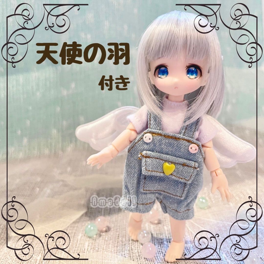 ドール服 オビツ11 服 オーバーオール ねんどろいどどーる にも使用可