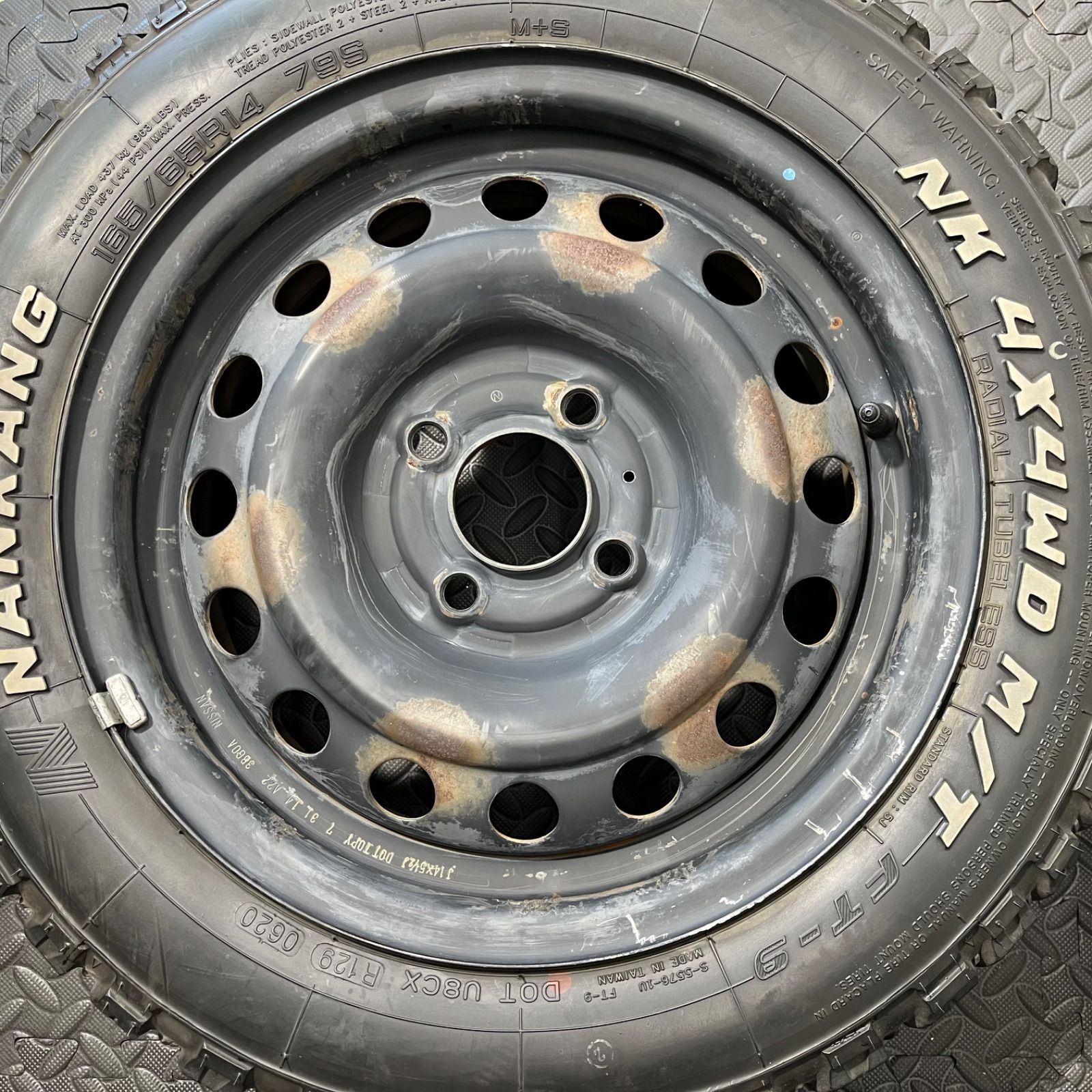 20年製 165 65R14 ナンカン NK 4×4WD M T FT-9 軽トラ 軽バン リフトアップ ホワイトレター