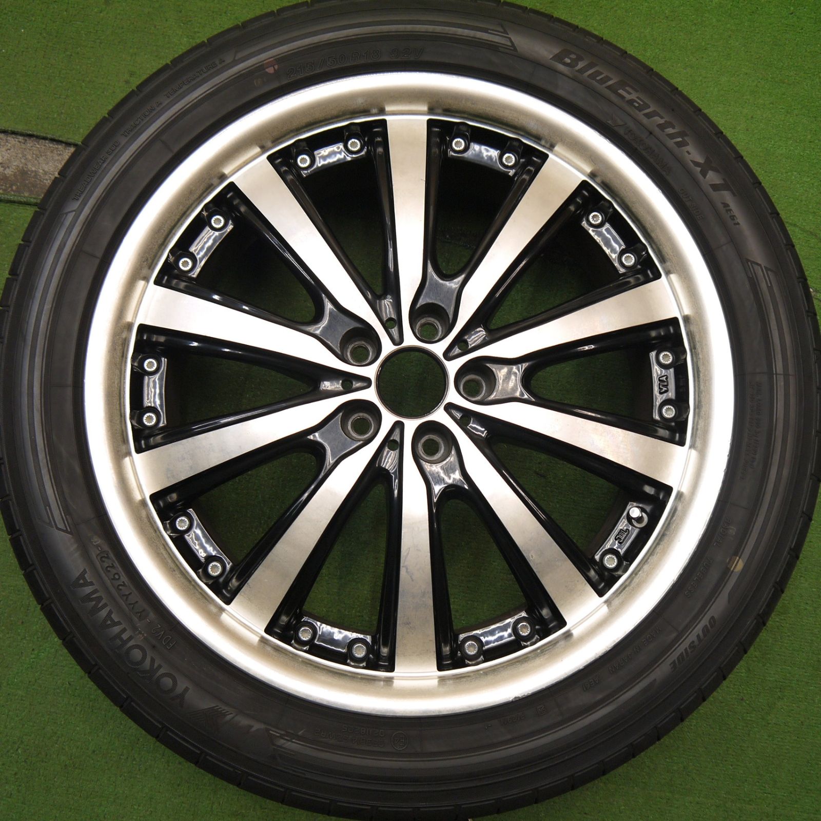 バリ溝！22年！9.5分☆プリウス 等 STEINER VS5 215/50R18 ヨコハマ 