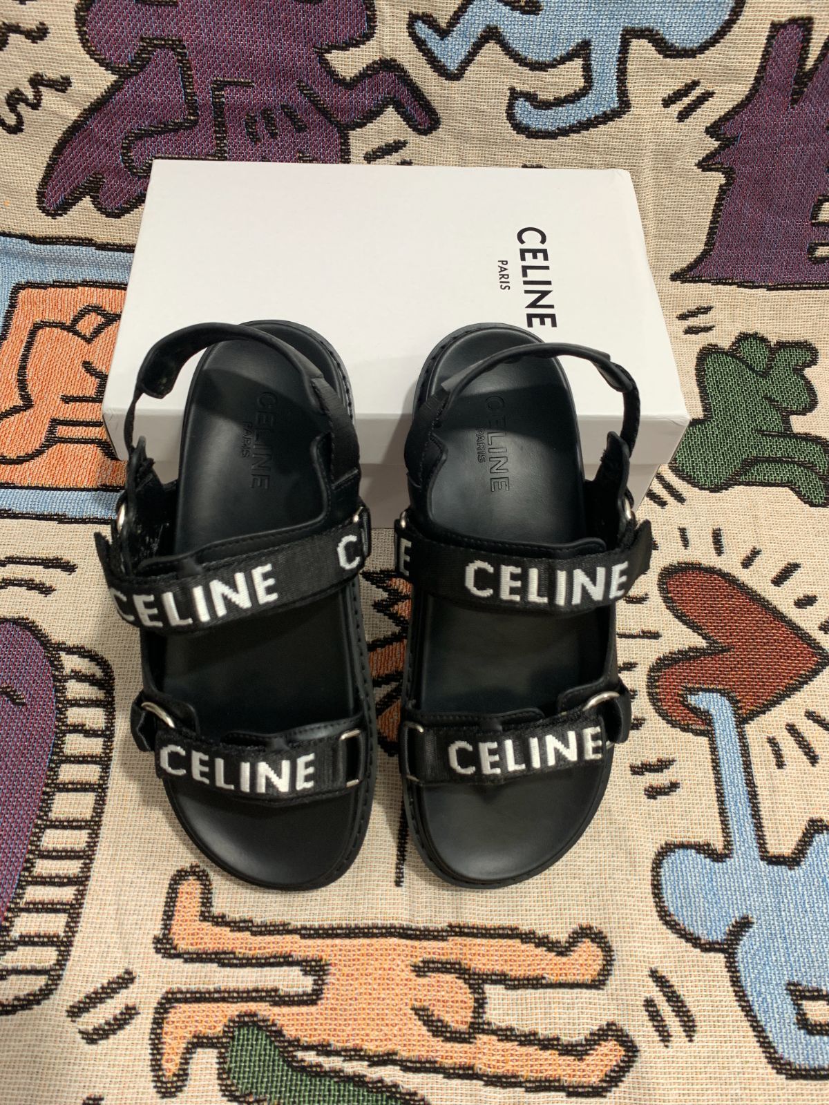 【箱付き】CELINE ・セリーヌ バルキー アウトドア サンダル カーフ✨ 実物☆最安値