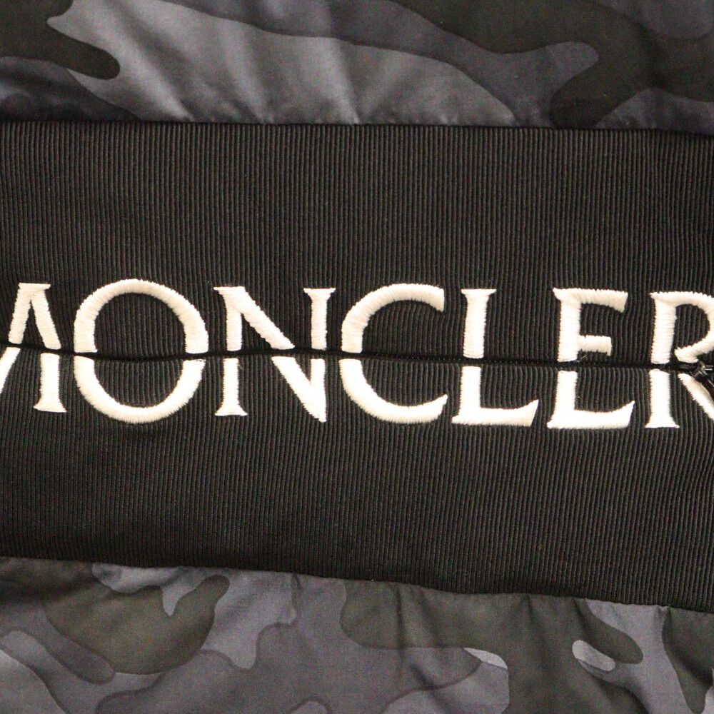 MONCLER (モンクレール) AITON GIUBBOTTO アイトンダウンジャケット カモ柄 ネイビー アウター D20914188405 549X4