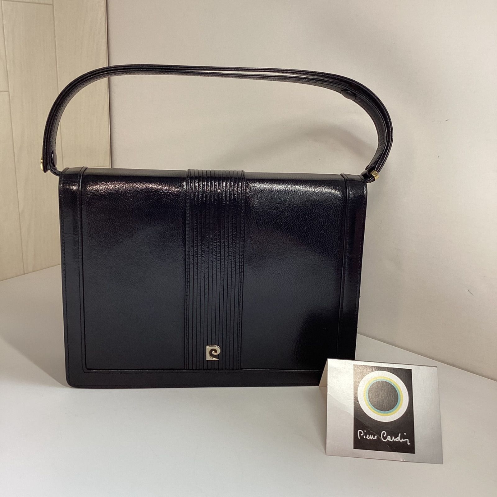 ピエールカルダン　pierre cardin ハンドバッグ　ショルダーバッグ vintage pierre cardin〈ピエール・カルダン〉ショルダーバッグ