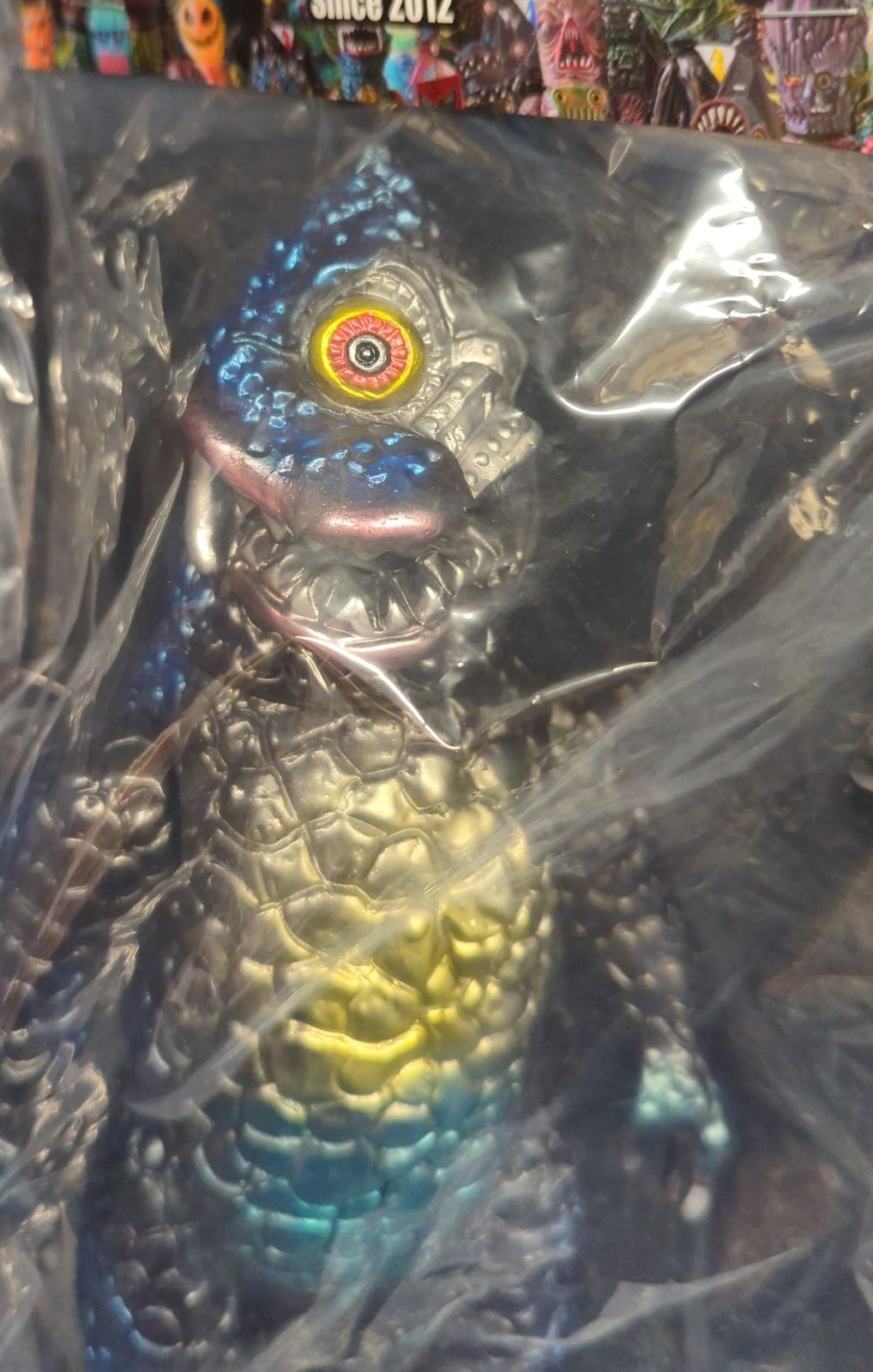 マーミット SKULL HEAD BUTT ニセザゴラ 黒成型/メタブルー/金/金背