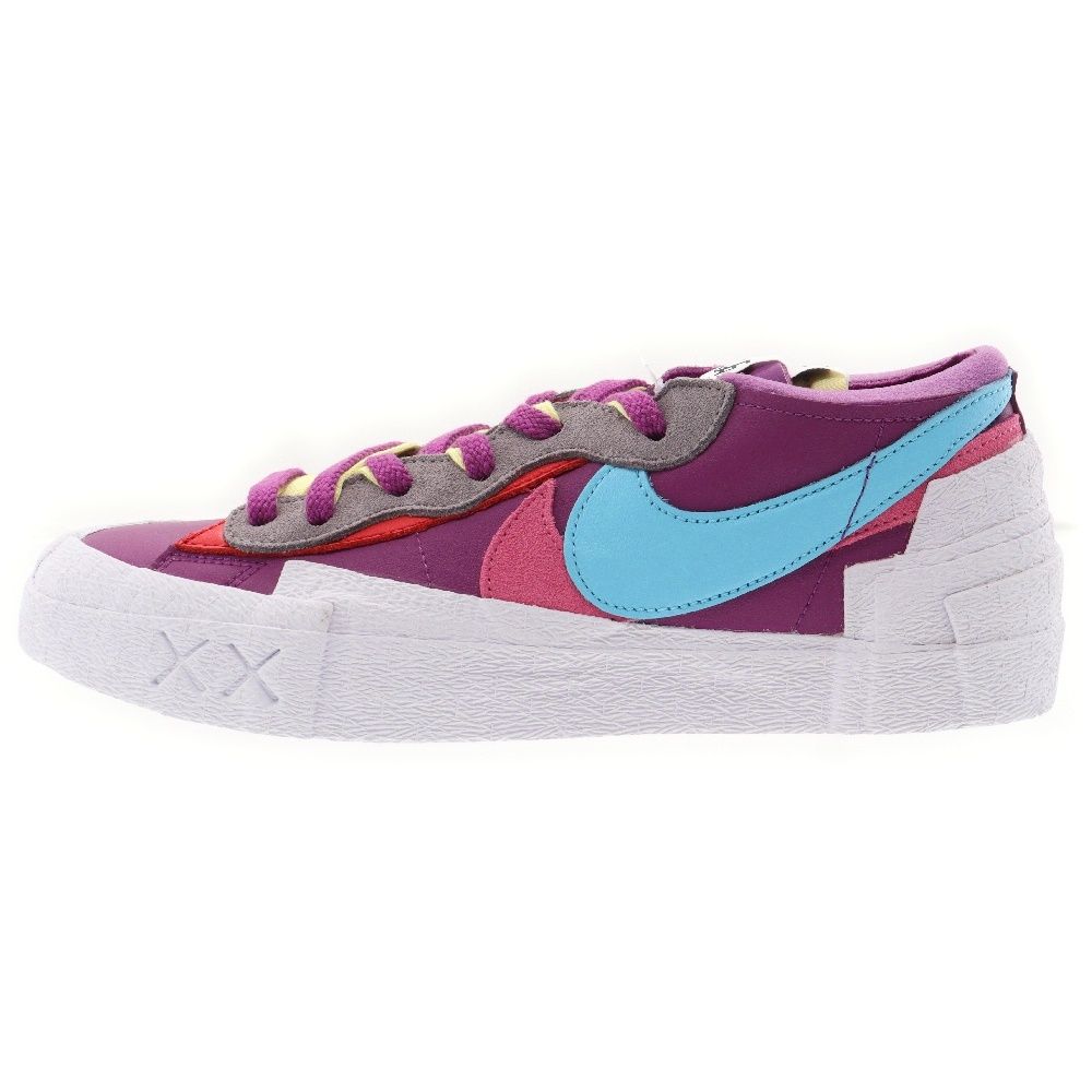 NIKE (ナイキ) ×sacai×KAWS BLAZER LOW PURPLE DUSK サカイ ブレーザー ローカットスニーカー パープルダスク US9/27cm DM7901-500
