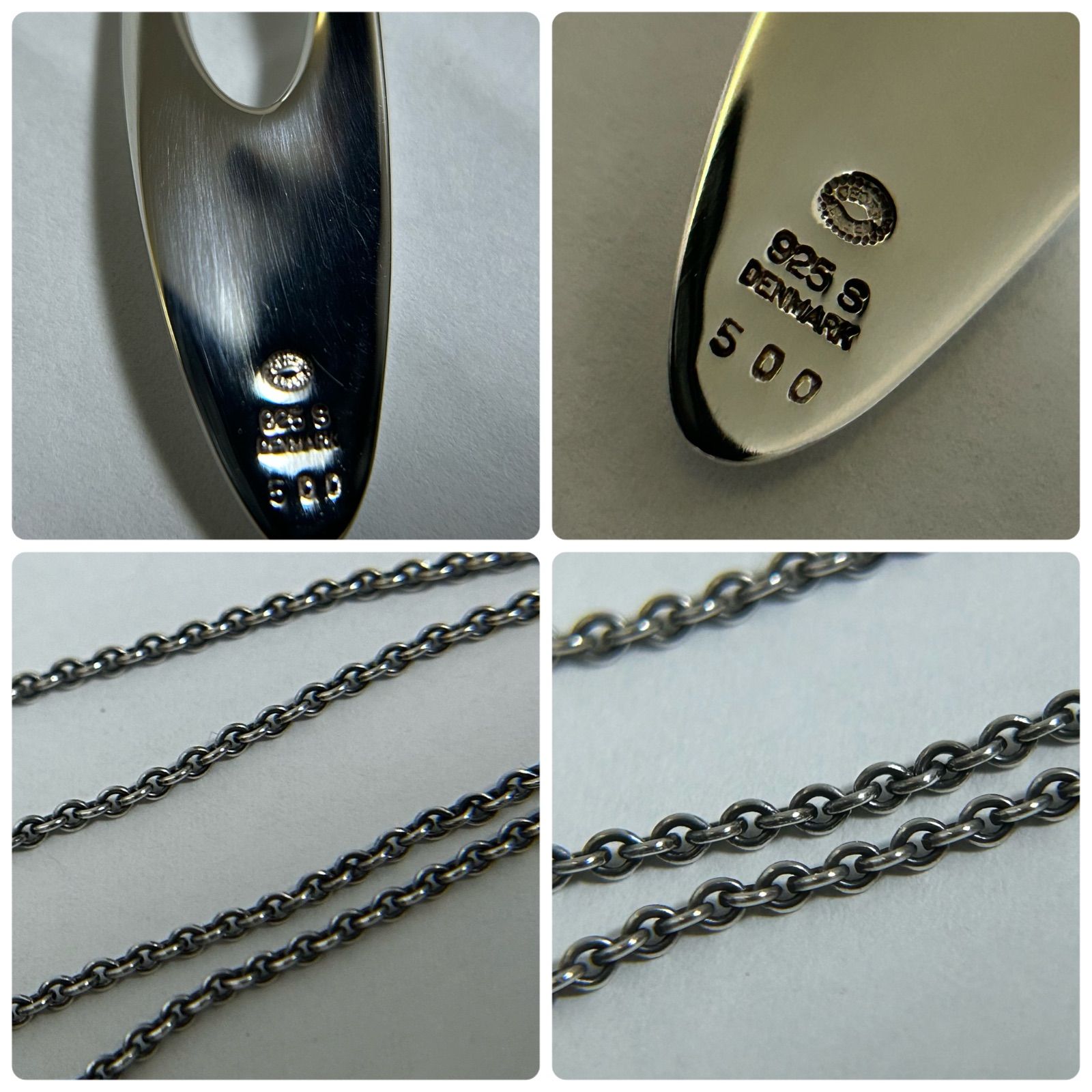 美品ネックレス ゼファー ♯500 ジョージジェンセン/  ジョージジェンセン チェーン ネックレス 500 ゼファー 925