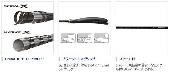 シマノ SY-R13P 鱗海チタン遠投ヒシャク ブラック M73cm | 釣具 釣り 