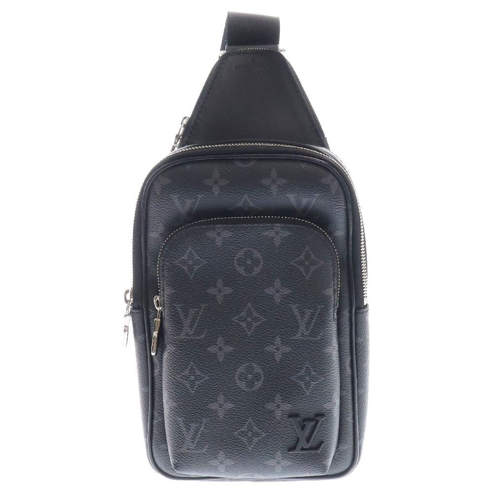 LOUIS VUITTON ルイヴィトン モノグラムエクリプス アヴェニュー スリングバッグPM ボディバッグ ブラウン PVC ICタイプ