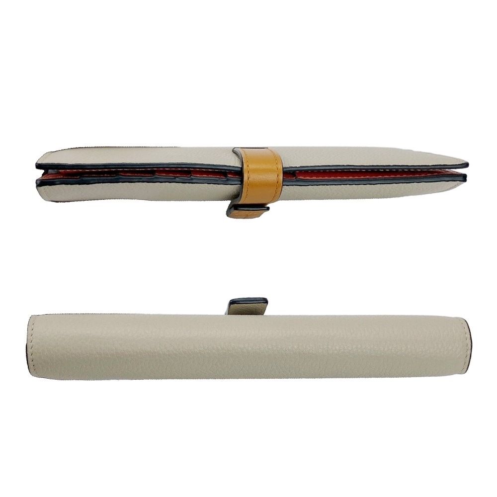 □新同□ ロエベ バーティカル ウォレット ラージ 長財布 レザー  