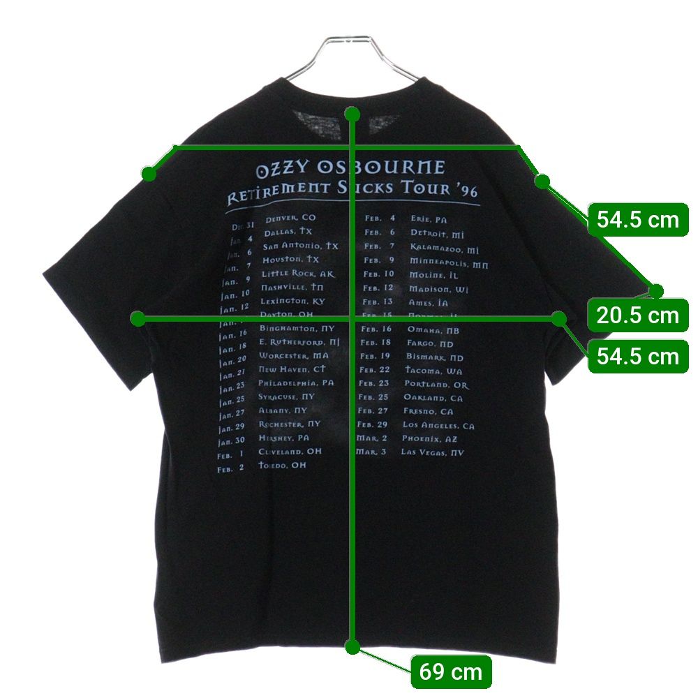 VINTAGE (ヴィンテージ) 90S OZZY OSBOURNE 1996 RETIREMENT