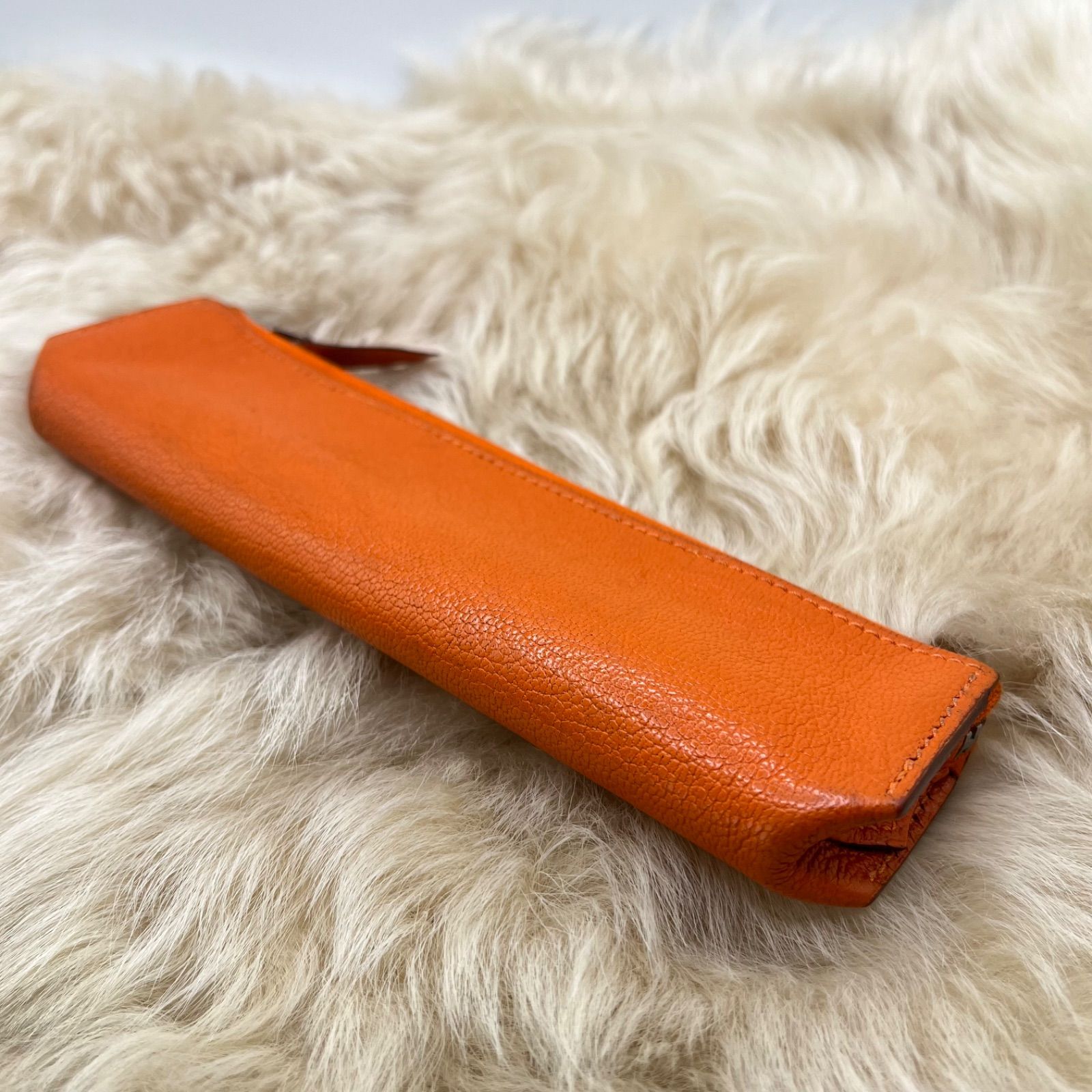 Hermes エルメス ピッコロ シェーブル レザー ペンケース 筆箱