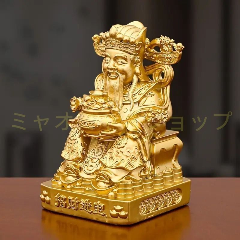 RISIS 金メッキ 置物 三体の神像 RISIS 金メッキ 置物 三体の神像