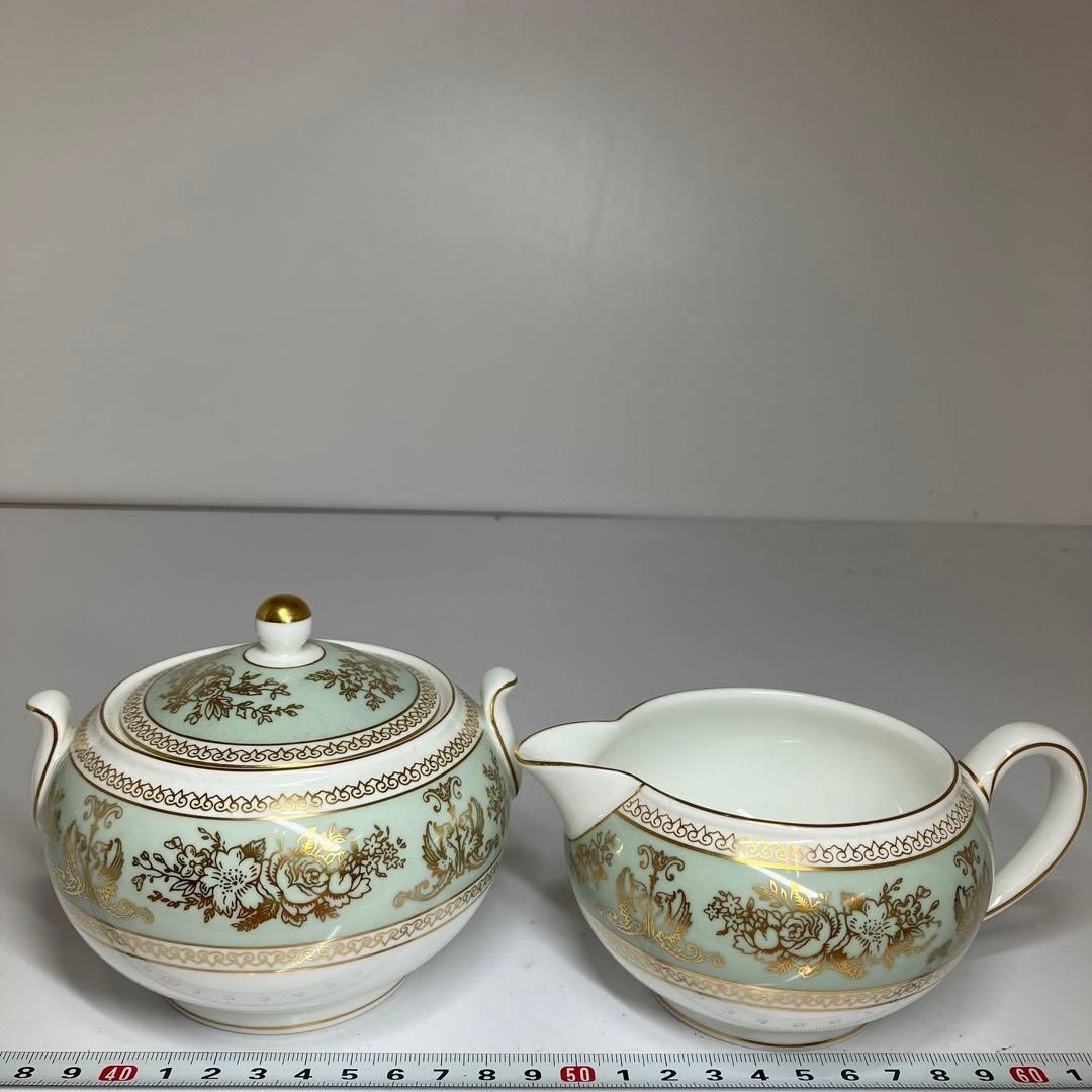 洋3ウェッジウッド コロンビアセージグリーン フルセット東H6-0421トサト