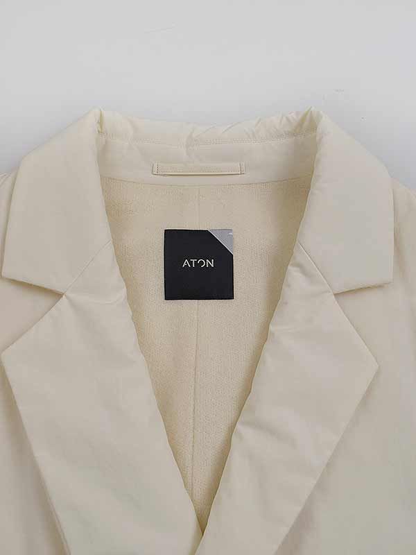 ATON エイトン 21AW TOMORROWLAND別注 ポリエステルナイロンロング  