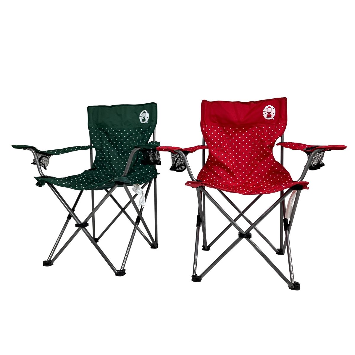 Coleman リゾートチェア 2脚セット グリーンドット レッドドット 2000026735 2000026734 キャンプ用品 O10425493