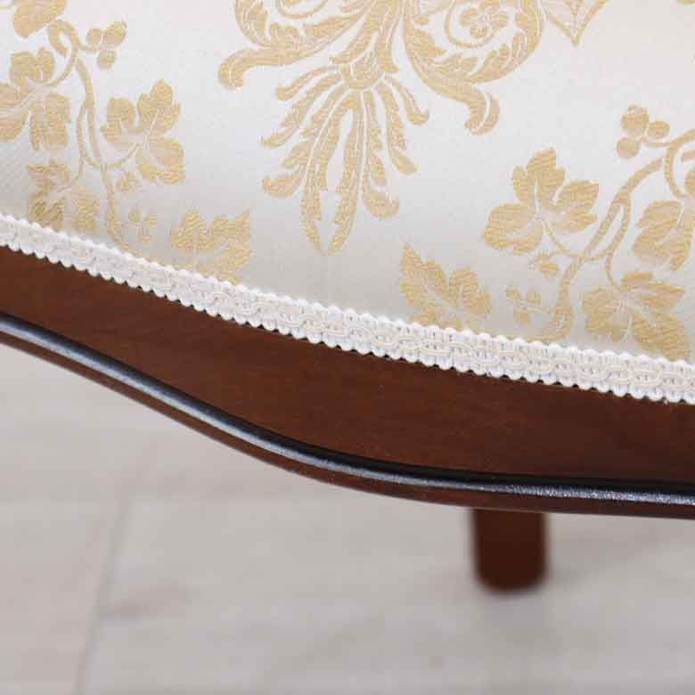 イタリア ダイニングチェア ベージュ 木製 完成品 高級 アルパ BEIGE