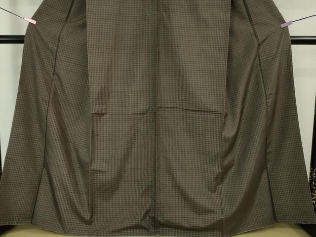 平和屋本店□極上 紬 格子 逸品 DZAA5950kh5 - メルカリ