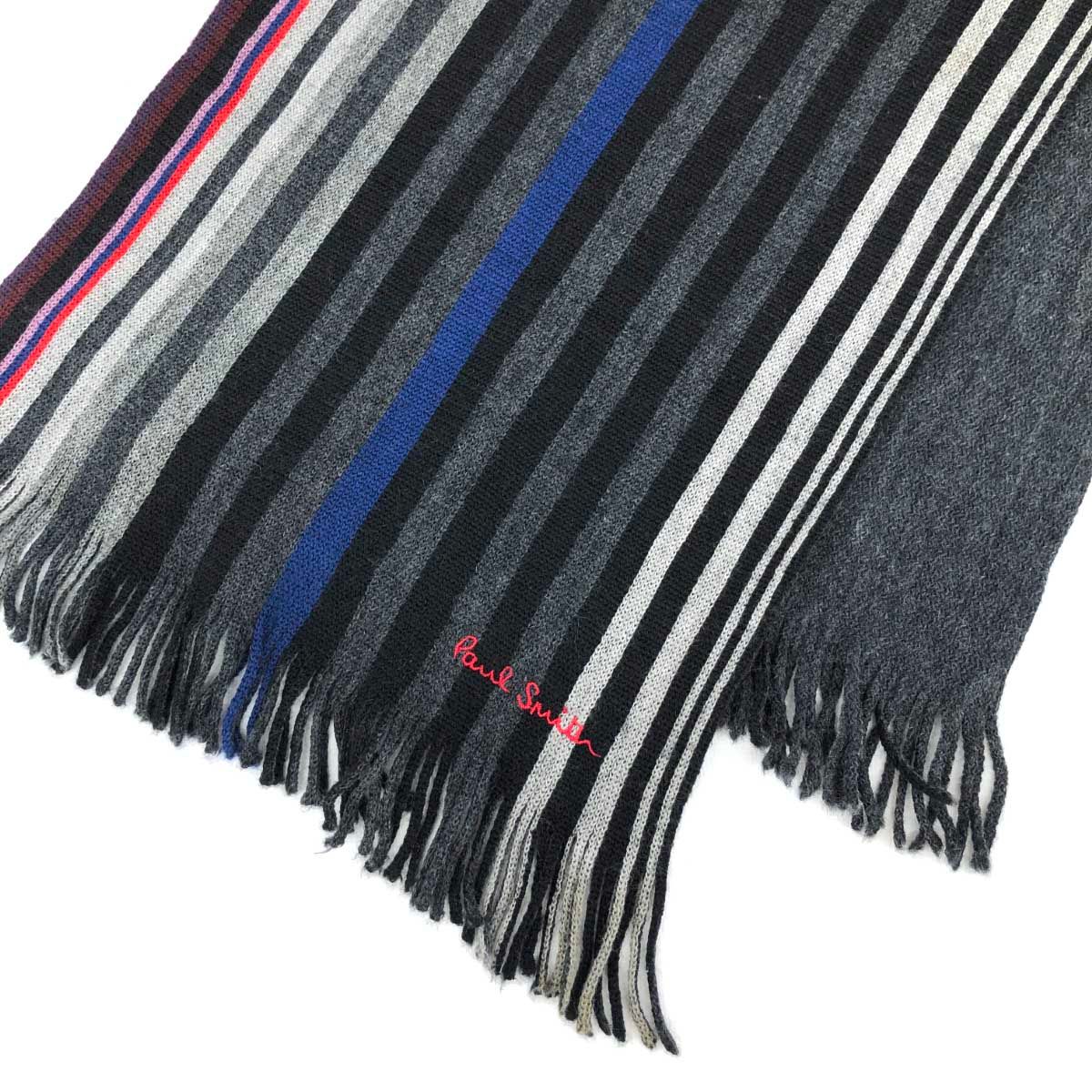 ポールスミスPaulSmith マフラー ストライプ ポールスミス Paul Smith