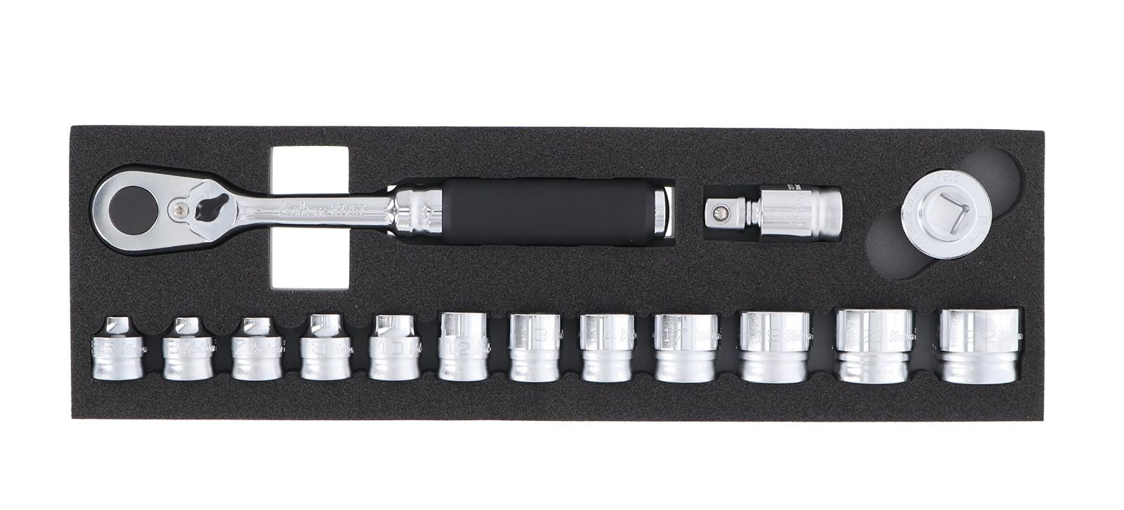 山下工業研究所(Ko-ken) ソケットセット Z-EAL 3285ZA 15Pcs 差込角:9.5mm 15点 1セット