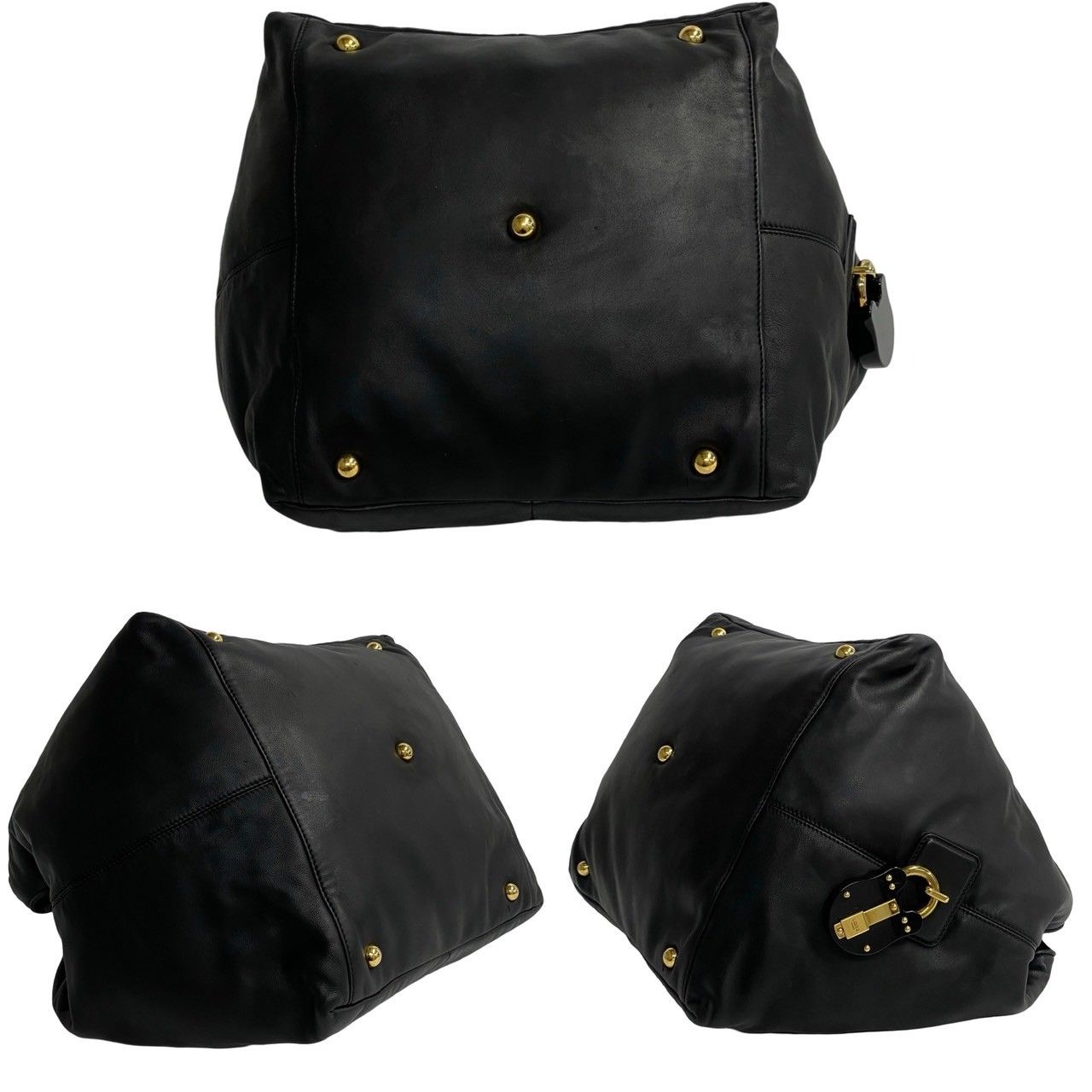 極 美品 希少 袋 クロシェット チャーム付き LOEWE ロエベ カリエ 