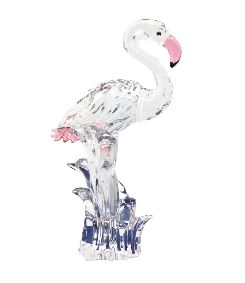 スワロフスキー　SWAROVSKI　置物　フラミンゴ スワロフスキー フラミンゴ オブジェ 置物 箱 クリスタル レア