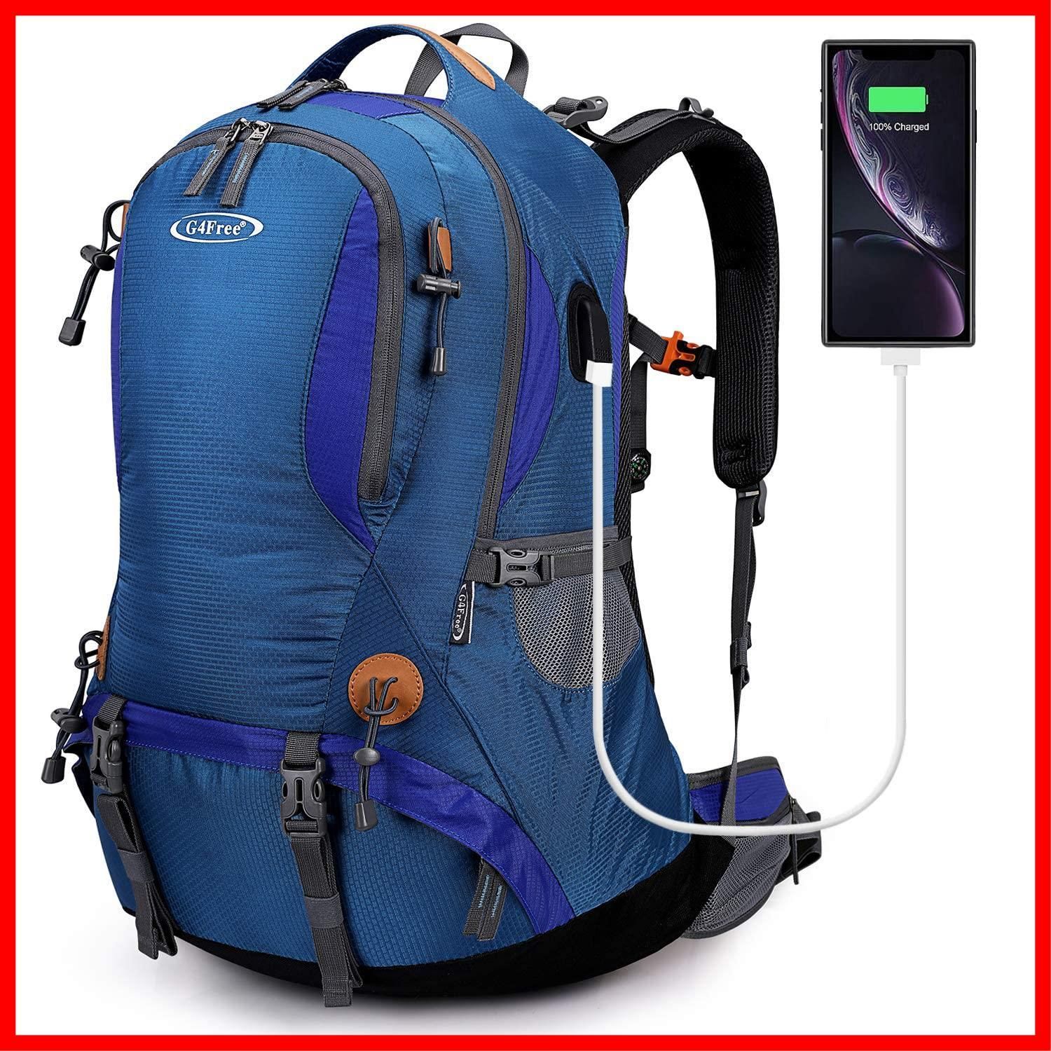 【特価商品】[G4Free] 登山リュック 50l バックパック 大容量 レインカバー付き リュック メンズ 防水 多機能 ディバッグ 防災 アウトドア キャンプ ハイキング
