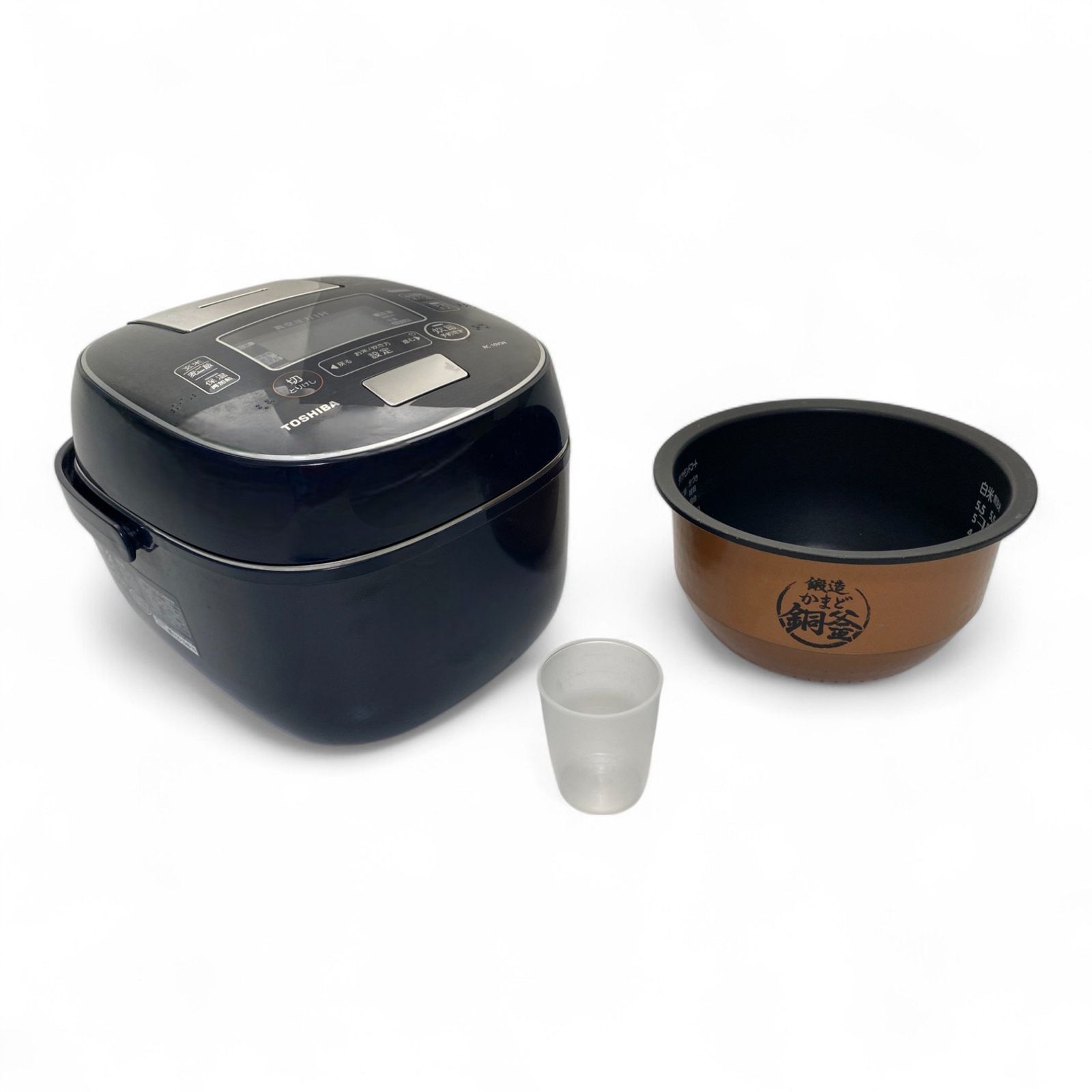 東芝 TOSHIBA 炊飯器　RC-10VSN Amazon | 東芝 真空圧力IHジャー炊飯器（5.5合炊き） インディゴ