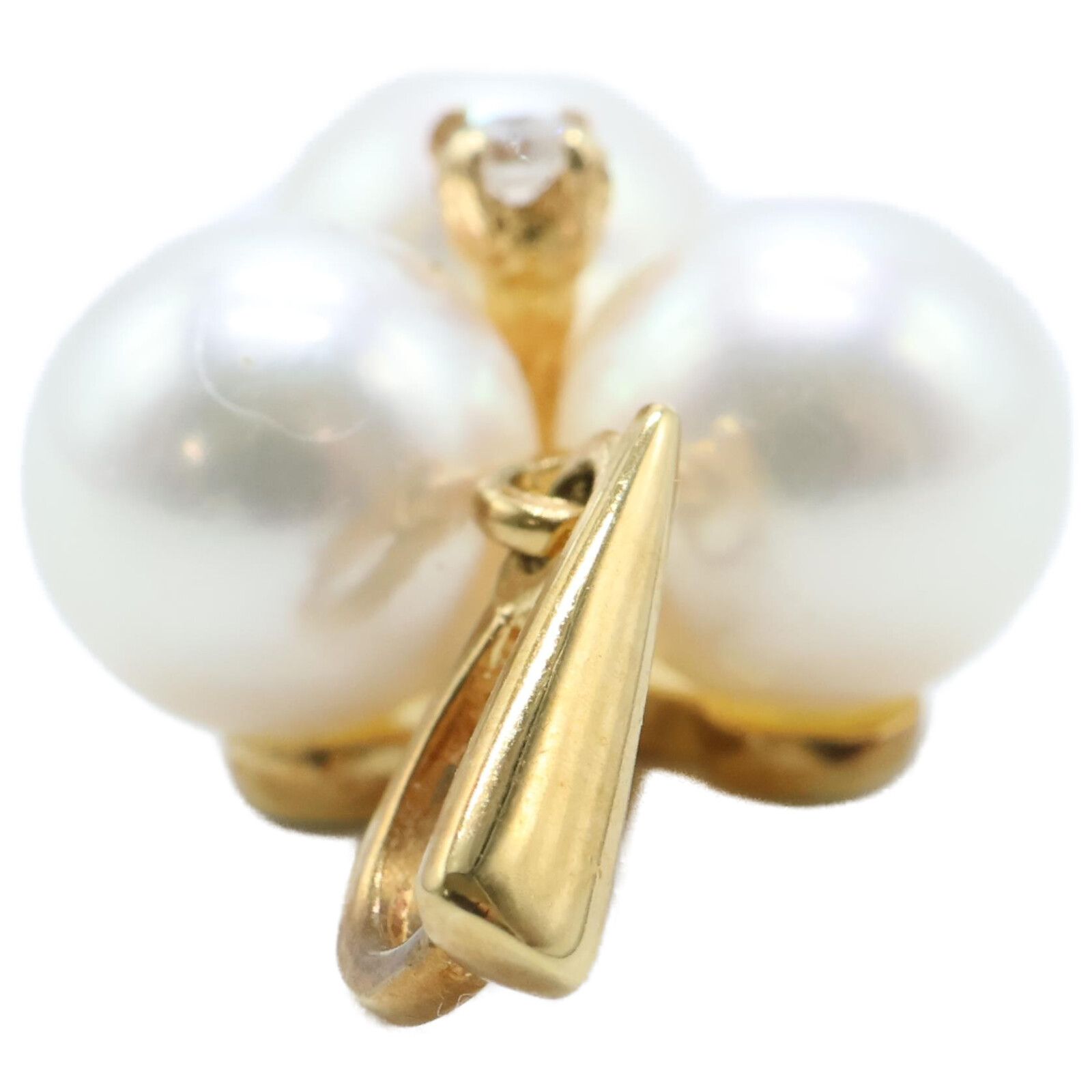 MIKIMOTO ミキモト 【美品】750 1Pダイヤモンド/6.3mm 3Pパール - メルカリ 