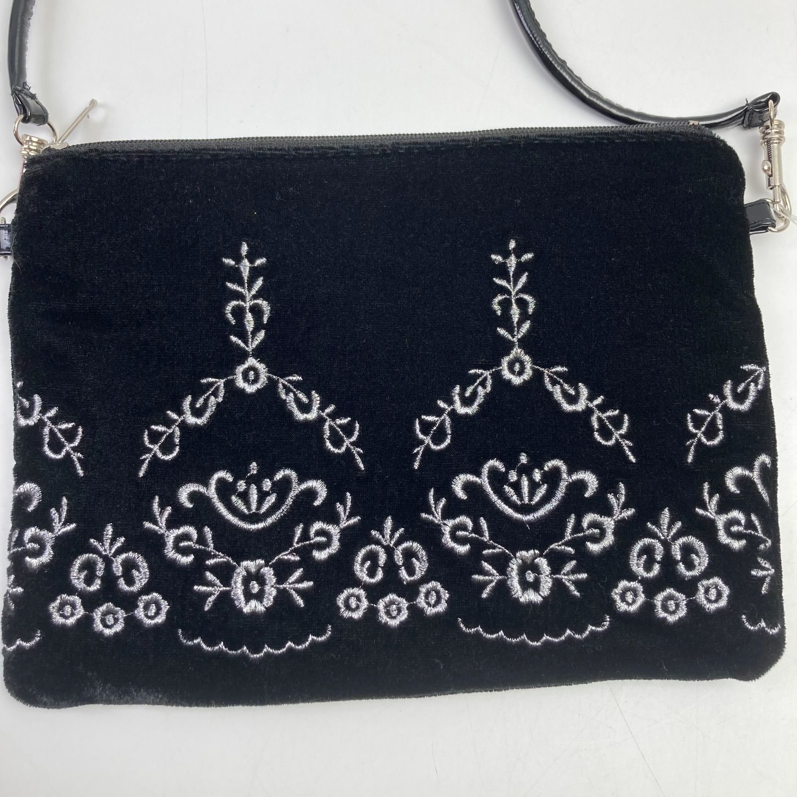rm) 近沢レース CHikazawa ハンドバッグ ポーチ セット 刺繍 未使用 