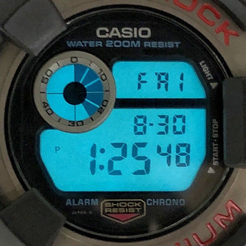 美品G-SHOCK  チタン 二代目初期フロッグマン DW-8200-1B G-SHOCK ジーショック DW-8200-1A FROGMAN 2代目 フロッグマン