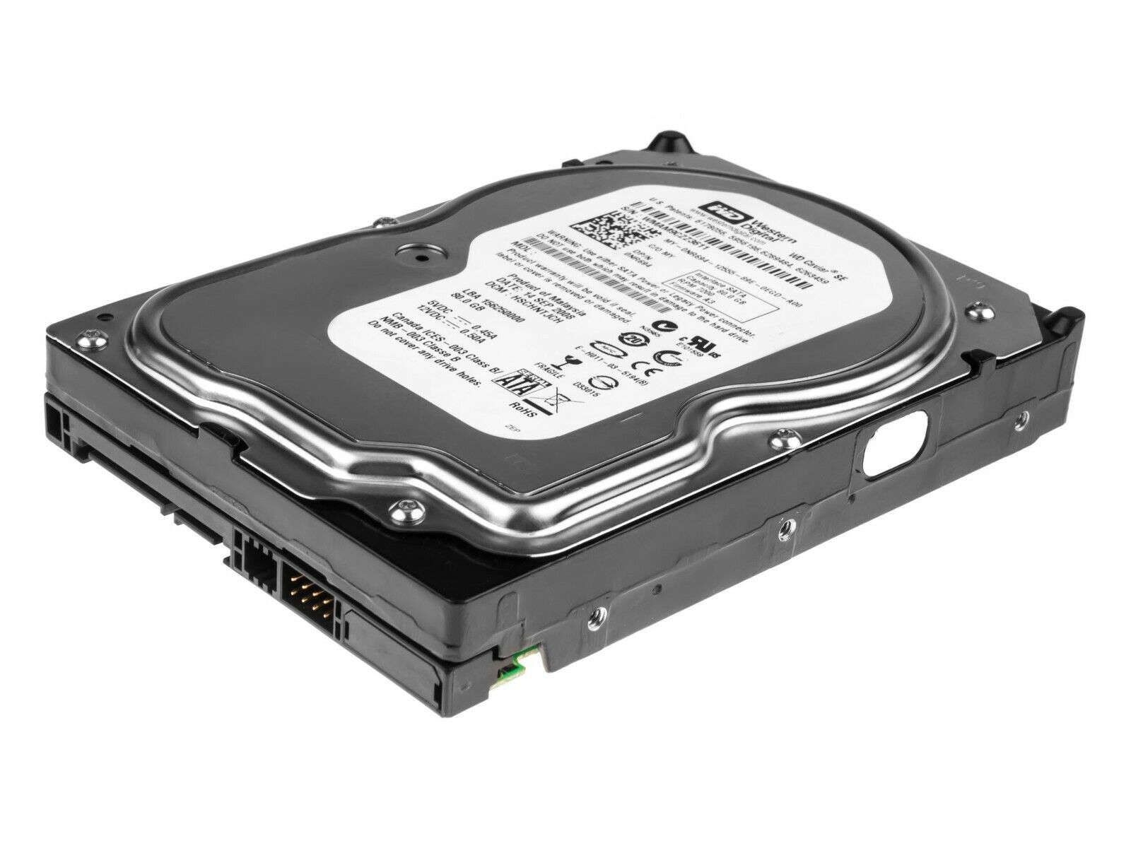 40GB SATA-II Western Digital Internal Desktop Hard Drive 3.5 2MB Buffer
