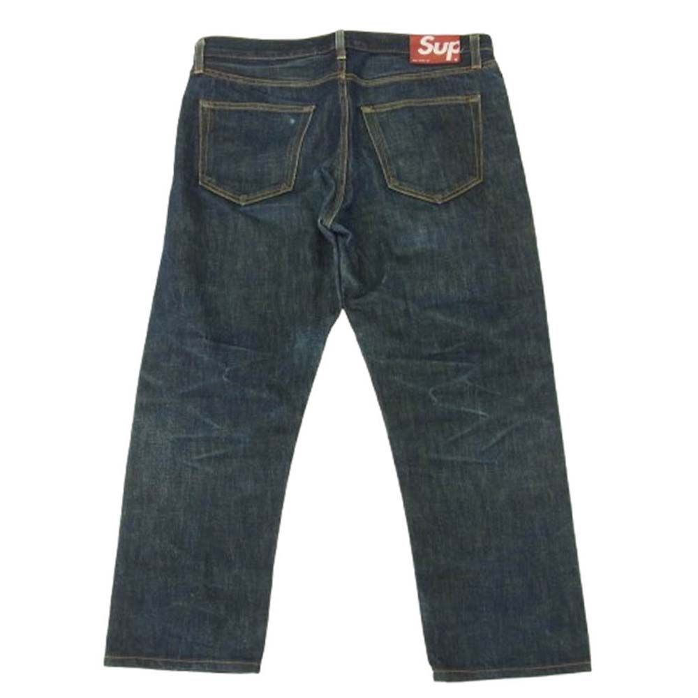 Supreme ストレートデニム Supreme シュプリーム ストレート セルビッジ デニム パンツ