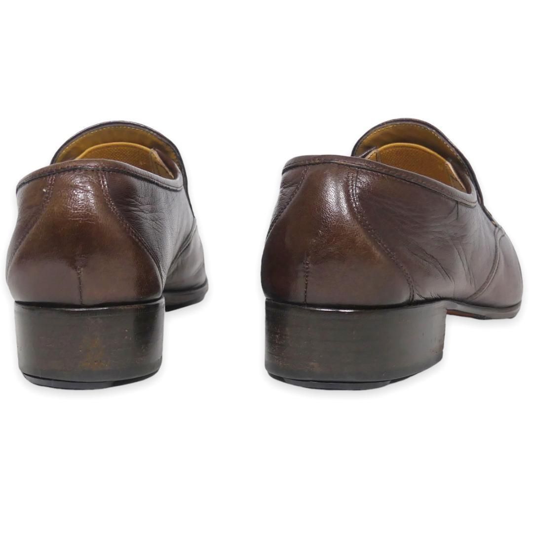 スイス製 ローファー 25 本革 茶 BALLY バリー 茶メンズHH8213