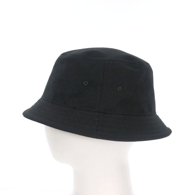グッチ GUCCI キャンバス バケットハット 帽子 L 58cm ブラック 黒