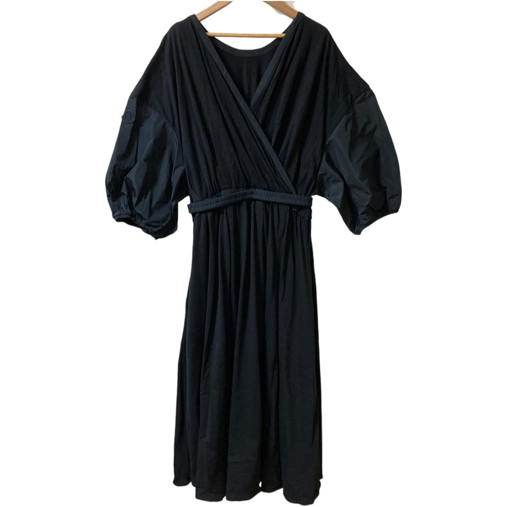 良品 22SS MONCLER モンクレール LS DRESS ベルト付きワンピース  