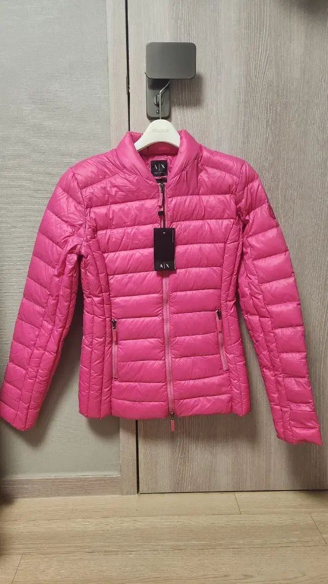 A X アルマーニ エクスチェンジ ピンク ダウン XSサイズ