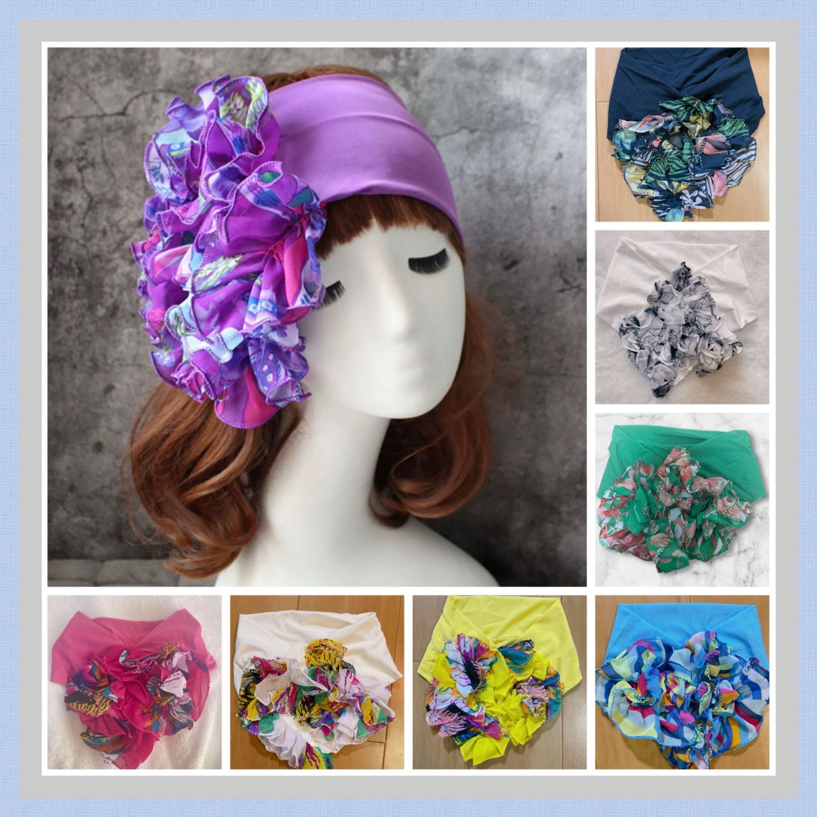 太陽さま　新品未使用　ベリーダンス　ジプシー　ヘアバンド　ヘアターバン 新品未使用 ベリーダンス 衣装 ジプシー ターバン コスプレ ヘア