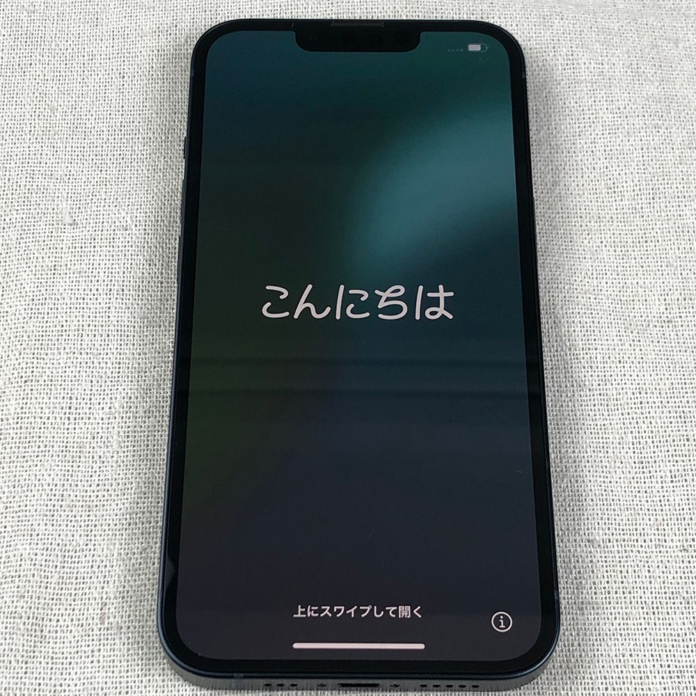 バッテリー良好【SIMロック解除済/本体のみ】Apple iPhone 13（A2631） GSM+CDMA 128GB Midnight【キズあり】/SP-241649（253556）