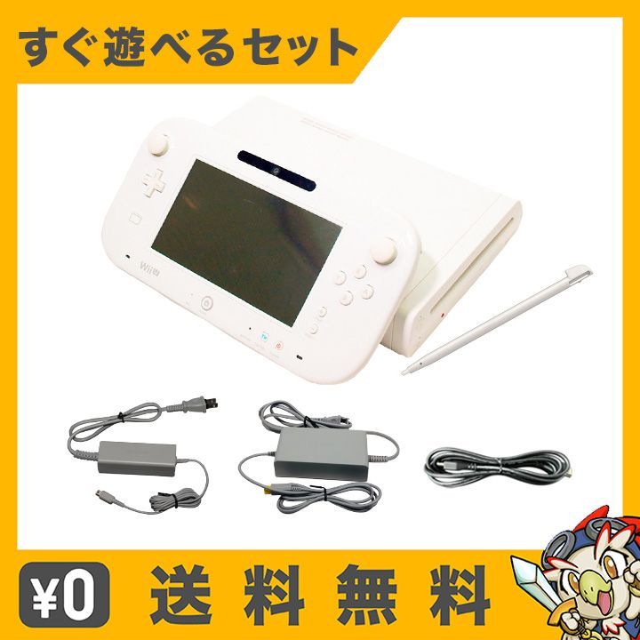 WiiU プレミアムセット 本体 すぐ遊べるセット シロ 動作品-日本