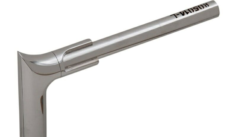 1-1|2インチ EZ INSTALL POINTED TOP ハンドルバー グロスブラック|14インチ DECORATOM_COM_BR